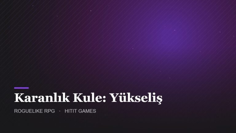 Karanlık Kule: Yükseliş – Roguelike RPG oyunu kapak görseli