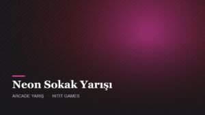 Neon Sokak Yarışı – Arcade Yarış oyunu kapak görseli