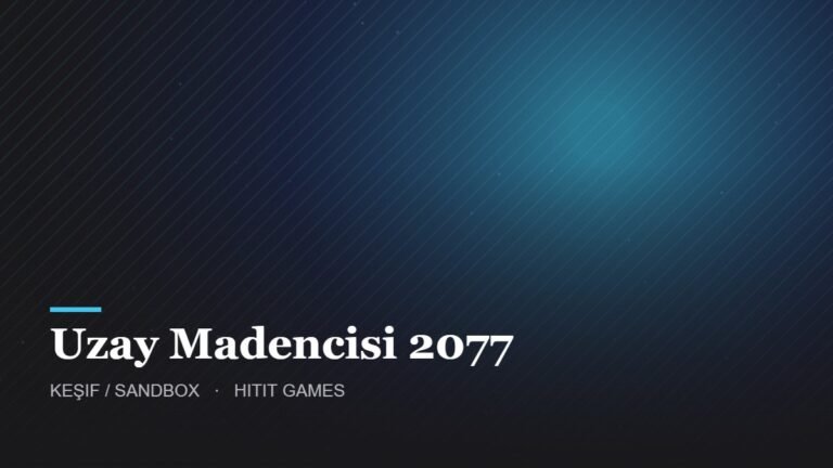 Uzay Madencisi 2077 – Keşif / Sandbox oyunu kapak görseli